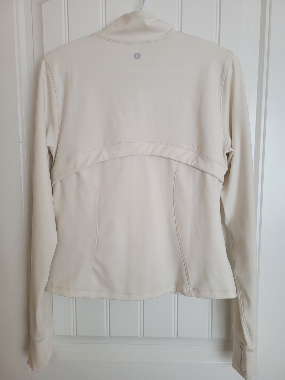 90 Degree By Reflex White Full-Zip Athletic Sweater - Picture 2 of 7